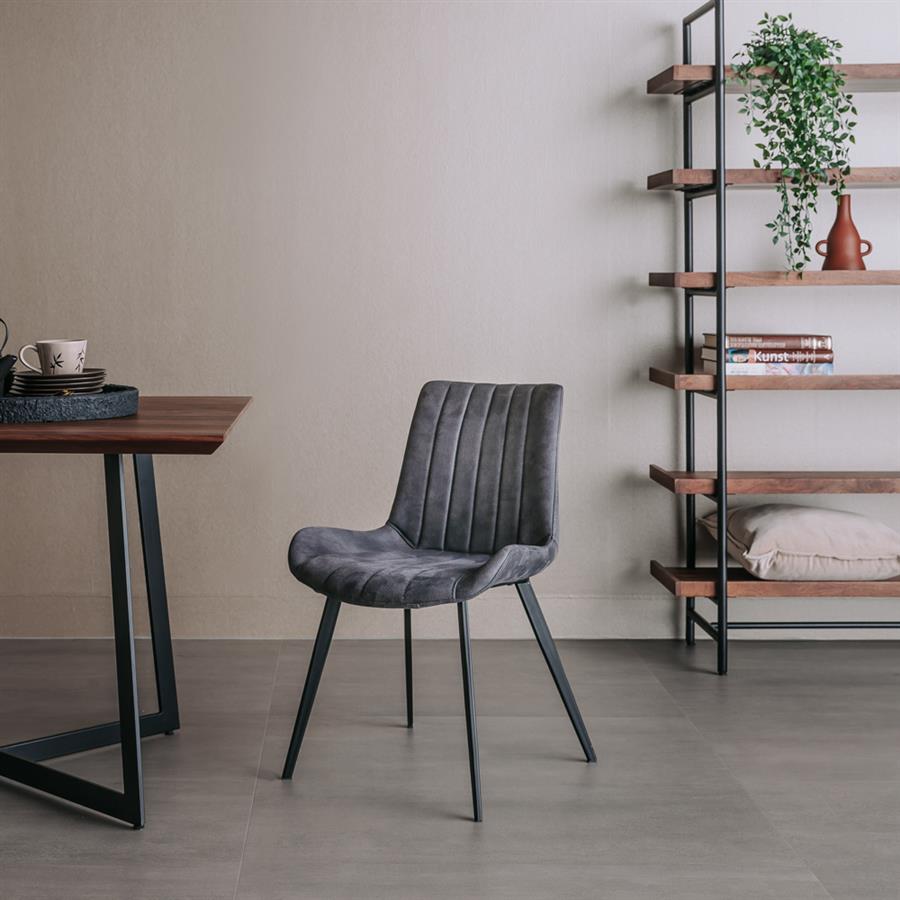 Tower Living Eetkamerstoel Eljas – Savannah Stof – Modern & Industrieel